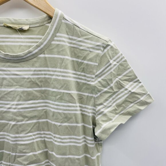 Madewell Womens XS The Perfect Crewneck Tee in Allday Jersey Dusty Celadon 2591 - Picture 5 of 9